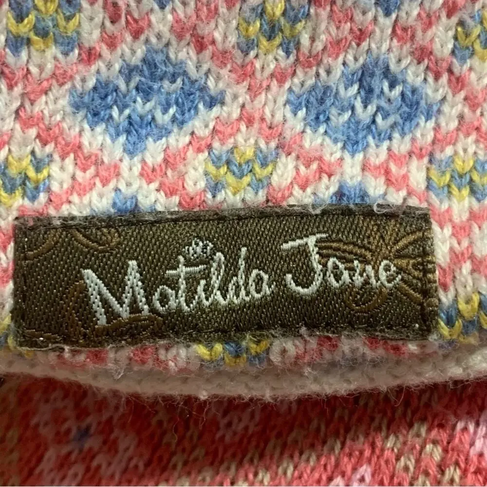 Matilda Jane Make Believe WARM HUGS Sz 10 Hood Vest Sherpa Lining Toggle Buttons